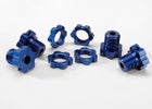Traxxas Wheel Hubs Splined 17mm Blue-Anodized (4)