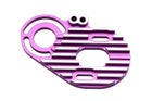 Yokomo YD-2ZX Aluminum Special Motor Mount (Purple)
