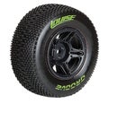 Louise SC - Groove SC Tyre With Black Rim For Traxxas Front (Mounted) - Soft - (2)