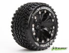 Louise 1:10 ST-Hummer 2.8 inch Truck Tire Mounted on Black Rim - 0 Offset - Soft (2)