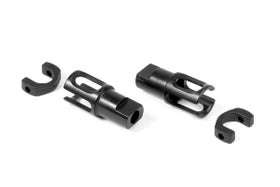 Xray Solid Axle Driveshaft Adapter - HUDY Spring Steel (2)
