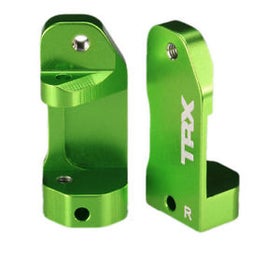 Traxxas Aluminum 30deg Caster Blocks (L+R) For Slash, Rustler, Stampede - Green