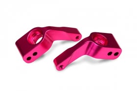 Traxxas Stub Axle Carriers Aluminium Pink (2)