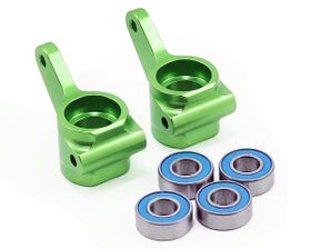 Traxxas Aluminum Steering blocks - left & right, Green