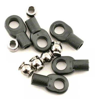 Traxxas Short Rod Ends With Hollow Balls M3 - (6)