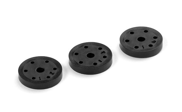 Xray XB808 Composite Shock 6-Hole Piston Set (1.2; 1.3; 1.4mm)