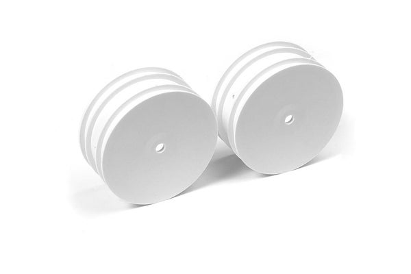 Xray Front Wheels Aerodisk - White - V2 (2) - 14mm HEX